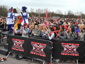 Supporting image for story: X Factor wanabees gather for auditions
