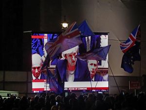 Supporting image for story: PM promises cross-party talks after her Brexit plans suffer historic defeat