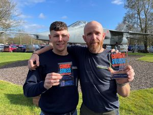 Richard and Matt with their awards 