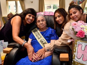 Supporting image for story: Walsall great-grandmother celebrates 101st birthday milestone with friends and staff who have become family