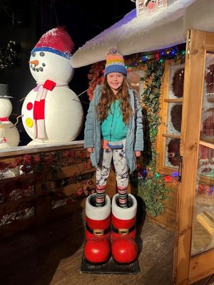 Families from Acorns Children’s Hospice visited Santa in the Winter Wonderland at Tamworth’s SnowDome
