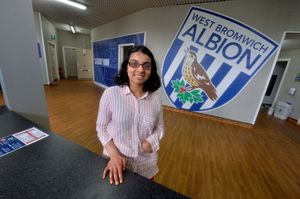 Gina Patel is campaigning for more Changing Places in the Black Country and beyond. She is pictured visiting the Hawthorns, where there are Changing Place facilities. 