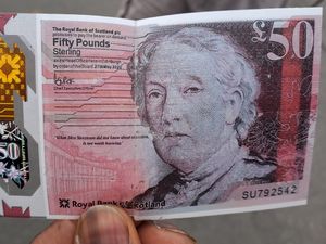 Supporting image for story: Police working with Shrewsbury businesses after 'fake Scottish £50 notes' used in town
