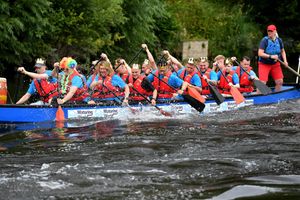 Severn Hospice Dragon Boat Festival went down a storm once again on Saturday