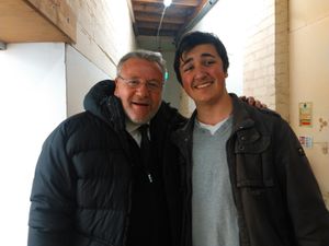 Supporting image for story: Student works with Ray Winstone on new film