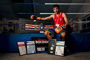 Young boxer Sahil Khan.