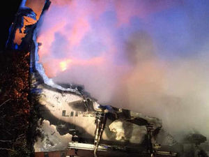 Supporting image for story: Halesowen camper van blaze