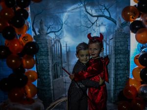 Supporting image for story: Junior football club's Halloween party a spooky success