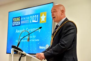 Mayor Councillor Greg Brackenridge hosted the awards at the Civic Centre