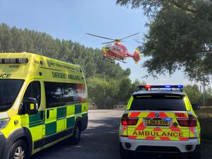 An air ambulance in action