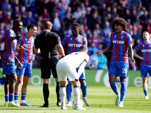 Crystal Palace have Chris Richards sent off against Bournemouth
