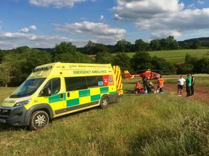 Supporting image for story: Motocross rider airlifted to hospital after Shropshire accident 