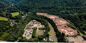 Ironbridge Power Station redevelopment: The four cooling towers were demolished in 2019 (Picture: Harworth Group Plc / Pegasus Planning Group)