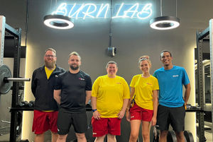 Pic shows left to right Kore Wednesbury Leisure Centre staff : Mark Moore, James Booker, Naomi Bentham, Izabelle McGuigan, Tashan Deacon