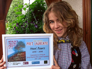 Supporting image for story: Shrewsbury teenager Hazel is Shropshire's young poet laureate