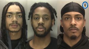 L-R Kiyran Delaney, Jermaine Vassell, Rayhan Hurd. Photo: West Midlands Police