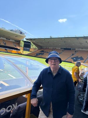 Gary at the Wolves Ground