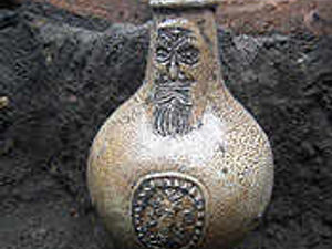 Supporting image for story: Bottle to scare off witches unearthed