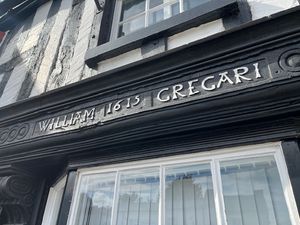 William Gregari's name adorns the front of the building - but why?