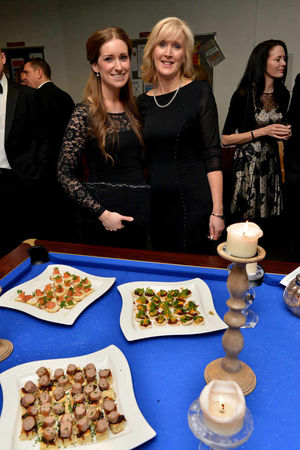 Guest Speaker Hannah Nugent, a former student and now Manager at Jamie Oliver's  Jamie's Italian Restaurant in Birmingham, left with Deborah Dobson, Curriculum leader for Hospitality and catering.