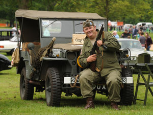 Supporting image for story: Rain won't stop smiles at Dudley vintage transport show - with pictures