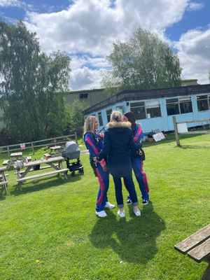 Alice and Sophie with Emily's mum