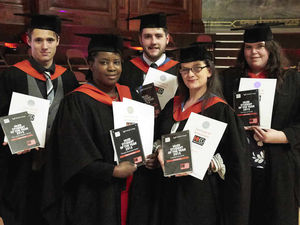 Supporting image for story: First higher education students graduate from Walsall College