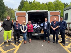 Supporting image for story: Highways workers' donations boost air ambulance