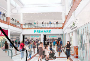 CGI showing how the expanded Primark store will look at intu Merry Hill