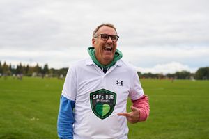 Paul Merson at London's Hackney Marshes