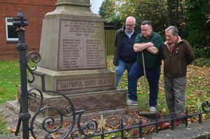 The memorial had fallen into disrepair, but has been maintained and restored 