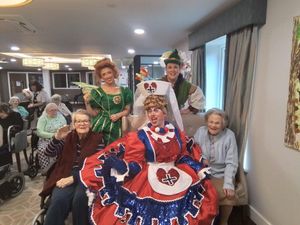 A panto was one of many activities held at Dora Rose care home in January