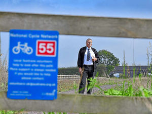 Supporting image for story: Newport cycle route work nears finishing line