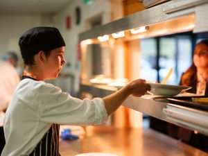 The Orange Tree is the training restaurant at the college's Wellington campus