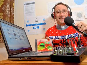 Supporting image for story: Reverend to launch Christmas radio from his Sedgley home