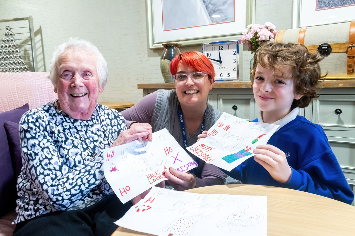 Brownhills opticians brings festive cheer while supporting local foodbank