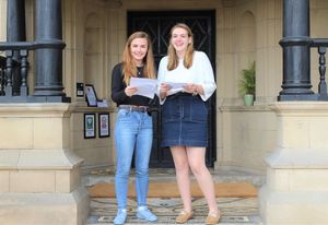 GCSE results day at Bedstone College