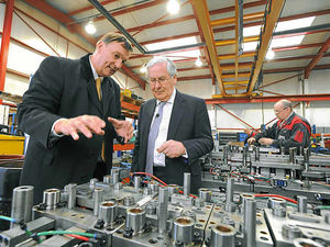 Supporting image for story: Bank chief Sir Mervyn King in visit to Smethwick steel firm