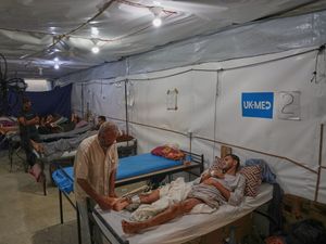 Supporting image for story: Palestinian death toll in Israel-Hamas war climbs above 66,000