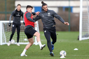  Dara O'Shea of West Bromwich Albion and Andy Carroll (Photo by Adam Fradgley/West Bromwich Albion FC via Getty Images).