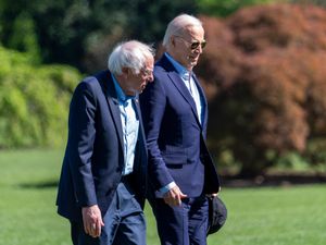 Supporting image for story: Bernie Sanders stays in Joe Biden’s corner despite saying Gaza is his Vietnam