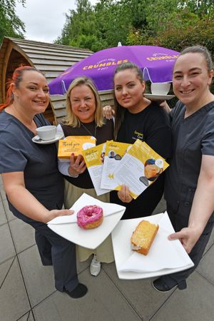 Crumbles provides a warm welcome and excellent selection of cakes and other treats for visitors