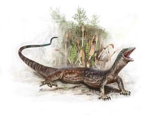 Supporting image for story: Fossil reveals new species of ancient Jurassic reptile which roamed Scotland
