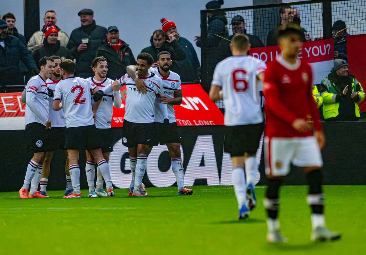 Hednesford Town held in front of record Keys Park crowd