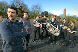 Supporting image for story: Ironbridge band enjoys Grand role in Brassed Off