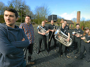 Supporting image for story: Ironbridge band enjoys Grand role in Brassed Off