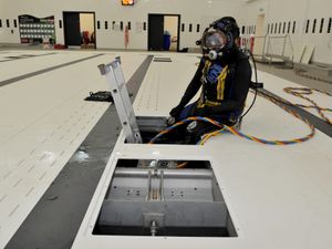 Supporting image for story: Water palaver for divers called in to fix Telford pool
