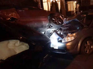 Supporting image for story: Driver flees as parked cars wrecked in Smethwick crash
