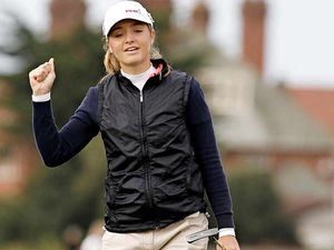 Supporting image for story: Shropshire golfer Alex Peters enjoys Open limelight