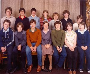 Shawbury YFC members in the early 1980s 